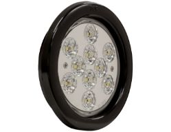 Buyers Products 5624310 4" 10 LED Round Clear Back-Up Light with Grommet and PL2 Plug - BUY 5624310
