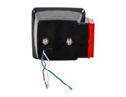Buyers Products 5625117 5" 17 LED Red Stop/Turn/Tail Light w/ License Plate Light (For Trailers Under 80" Wide) - BUY 5625117