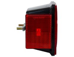 Buyers Products 5625117 5" 17 LED Red Stop/Turn/Tail Light w/ License Plate Light (For Trailers Under 80" Wide) - BUY 5625117