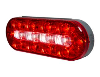 Buyers Products 5626131 6 INCH OVAL COMBINATION STOP/TURN/TAIL & BACKUP LIGHT KIT (INCLUDES GROMMET AND 