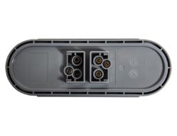 Buyers Products 5626130 6" 14 LED Red Oval Stop/Turn/Tail Light w/ PL3 & PL2 Connection - BUY 5626130
