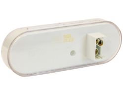 Buyers Products 5626324 6-1/2" 24 LED Clear Oval Back-Up Light with Grommet and PL2 Plug - BUY 5626324