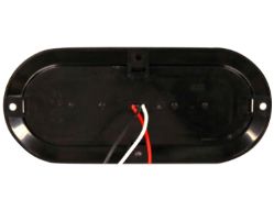 Buyers Products 5626552 6" 10 LED Red Hardwired Surface Mount Oval Stop/Turn/Tail Light - BUY 5626552