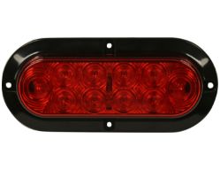 Buyers Products 5626552 6" 10 LED Red Hardwired Surface Mount Oval Stop/Turn/Tail Light - BUY 5626552