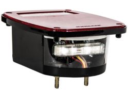 Buyers Products 5626734 5-3/4" 34 LED Red 3-Stud Box Style Stop/Turn/Tail Light & Back-Up with Reflex - BUY 5626734