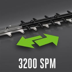EGO HT2500 25" 56V Power+ Dual Cordless Electric Hedge Trimmer without Battery & Charger - EGO HT2500