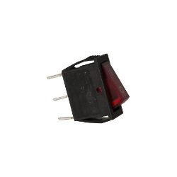 Buyers Products 6391101 Illuminated On-Off Rocker Switch, On/Off Red, 12 VDC 