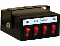 Buyers Products 6391106 6-Function Backlit Pre-wired Switch Box with Relay & Circuit Breaker - BUY 6391106