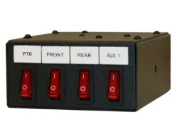 Buyers Products 6391104 4-Function Backlit Pre-wired Switch Box - BUY 6391104