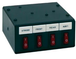Buyers Products 6391104 4-Function Backlit Pre-wired Switch Box - BUY 6391104