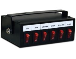 Buyers Products 6391106 6-Function Backlit Pre-wired Switch Box with Relay & Circuit Breaker - BUY 6391106