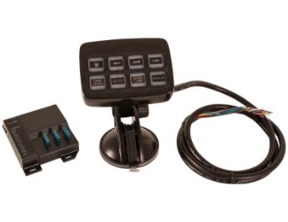 Buyers Products 6391209 8 Function Multi-Purpose Programmable Switch Panel with Relays 