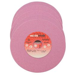 Stens 700-106 Molemab 5-3/4" x 3/16" x 22mm Grinding Wheel - Pack of 5 