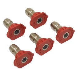 Stens 758-058 3.0 Size Red 5 Pack Pressure Washer Nozzle Shop Pack 