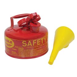 Stens 765-180 Eagle 1 Gallon Metal Safety Fuel Can with Funnel - STE 765-180