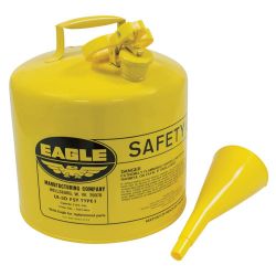 Stens 765-200 Eagle 5 Gallon Metal Safety Diesel Can with Funnel 