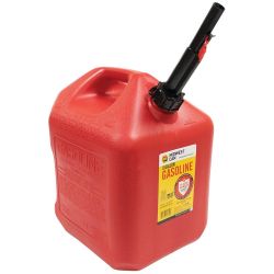 Stens 765-514 5 Gallon Plastic Gasoline Fuel Can 