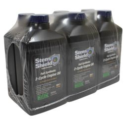 Stens 770-124 Case of 24 Bottles of 12.8 oz Full Synthetic 50:1 2-Cycle Engine Oil - 5 Gallon Mix - STE 770-124