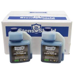 Stens 770-160 Case of 12 Bottles of 16 oz Full Synthetic 2-Cycle Engine Oil 