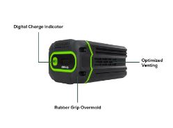 Greenworks Commercial 82BD400 82V Commercial 4.0 Ah Lithium Ion Battery w/ Bluetooth & Digital Readout - GW 82BD400