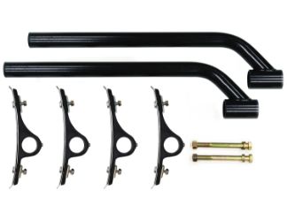 Buyers Products 8591000 Black Powder Coated Steel Offset Fender Mounting Kit 