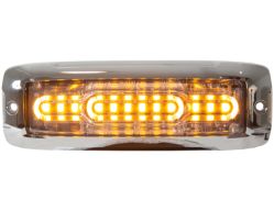 Buyers Products 8890308 5" Amber/Blue 12 LED Ultra Thin Wide Angle Strobe Light - BUY 8890308