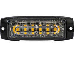 Buyers Products 8890601 4" 6 LED Clear Ultra Thin Wide Angle Strobe Light - BUY 8890601
