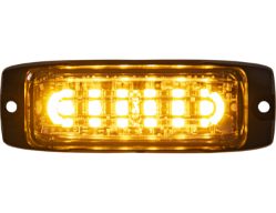 Buyers Products 8890601 4" 6 LED Clear Ultra Thin Wide Angle Strobe Light - BUY 8890601