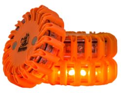 Buyers Products 8891016 4" 16 LED Amber Rechargeable Round Strobe Road Flare - BUY 8891016
