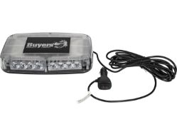 Buyers Products 8891042 12V DC, 2 Amp 12 Amber, 12 Clear LED Minilight Bar - Magnetic Mount - BUY 8891042