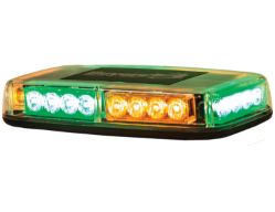 Buyers Products 8891049 12V DC, 2 Amp 12 Amber, 12 Green LED Minilight Bar - Magnetic Mount - BUY 8891049