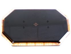 Buyers Products 8891068 12-24V DC Amber/Blue LED Octagonol Mini Light Bar - BUY 8891068