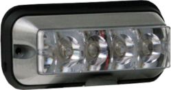 Buyers Products 8891104 4-7/8" Amber 4 LED Rectangular Strobe Light - BUY 8891104