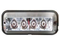 Buyers Products 8891104 4-7/8" Amber 4 LED Rectangular Strobe Light - BUY 8891104