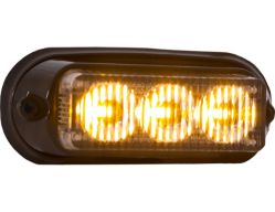 Buyers Products 8891120 4" 3 LED Amber Surface Mount Mini Strobe Light - BUY 8891120