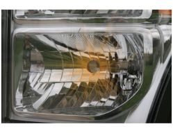 Buyers Products 8891215 Dual Clear LED "Hidden" Bolt-on Strobe Light Set - 15 ft. Cable - BUY 8891215