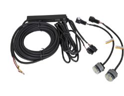 Buyers Products 8891327 Dual Amber/Clear LED "Hidden" Push-On Strobe Light - 25 ft. Cable - BUY 8891327