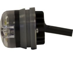 Buyers Products 8891327 Dual Amber/Clear LED "Hidden" Push-On Strobe Light - 25 ft. Cable - BUY 8891327