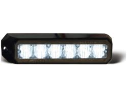 Buyers Products 8891501 5" 6 LED Clear Aluminum Mini Strobe Light Surface Mount - BUY 8891501