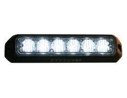 Buyers Products 8891501 5" 6 LED Clear Aluminum Mini Strobe Light Surface Mount - BUY 8891501