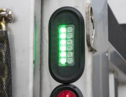 Buyers Products 8891709 5" 12 LED Amber/Green Aluminum Mini Strobe Surface Mount - BUY 8891709