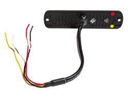 Buyers Products 8892106 4.5" 6 Amber/6 Red Horizontal Dual Color LED Strobe Lights - BUY 8892106