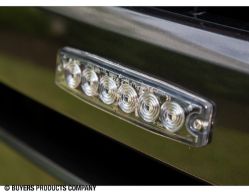 Buyers Products 8892201 5.14" 6 LED Clear Thin Mount Horizontal Strobe Light - BUY 8892201