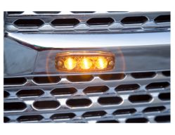 Buyers Products 8892230 3.45" 3 LED Amber Ultra- Thin Strobe Light - BUY 8892230