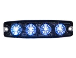 Buyers Products 8892244 4.38" 4 LED Blue Ultra- Thin Strobe Light - BUY 8892244