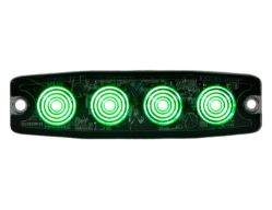 Buyers Products 8892249 4.38" 4 LED Green Ultra- Thin Strobe Light - BUY 8892249
