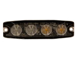 Buyers Products 8892250 4.38" 4 LED Amber/Green Ultra- Thin Strobe Light - BUY 8892250