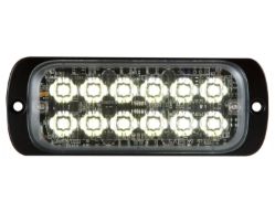 Buyers Products 8892600 4.5" 12 LED Amber Thin Dual Row Strobe Light - BUY 8892600