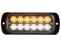 Buyers Products 8892600 4.5" 12 LED Amber Thin Dual Row Strobe Light - BUY 8892600