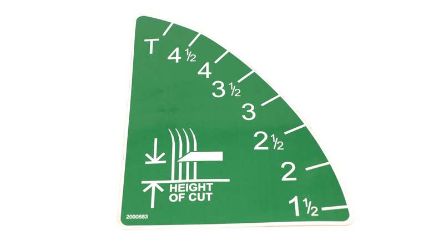 Bobcat 2000683 ZT Height Cut Label 